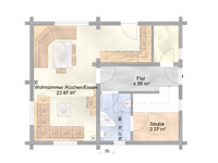 Zimmerplan vom Haus 6